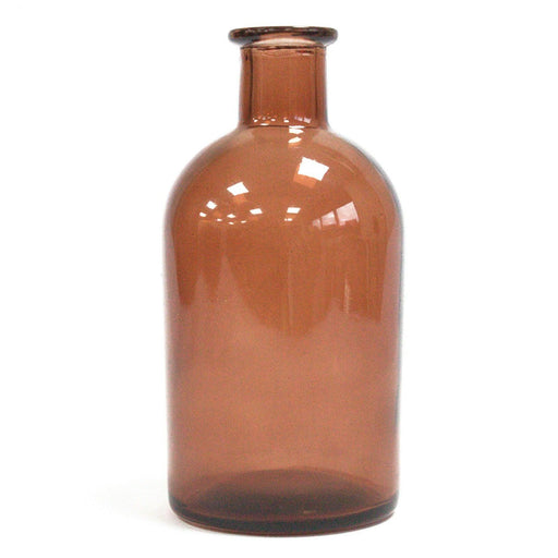 250 ml Round Antique Reed Diffuser Bottle - Amber - Lost Land Interiors