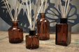 50 ml Round Reed Diffuser Bottlle - Amber - Lost Land Interiors