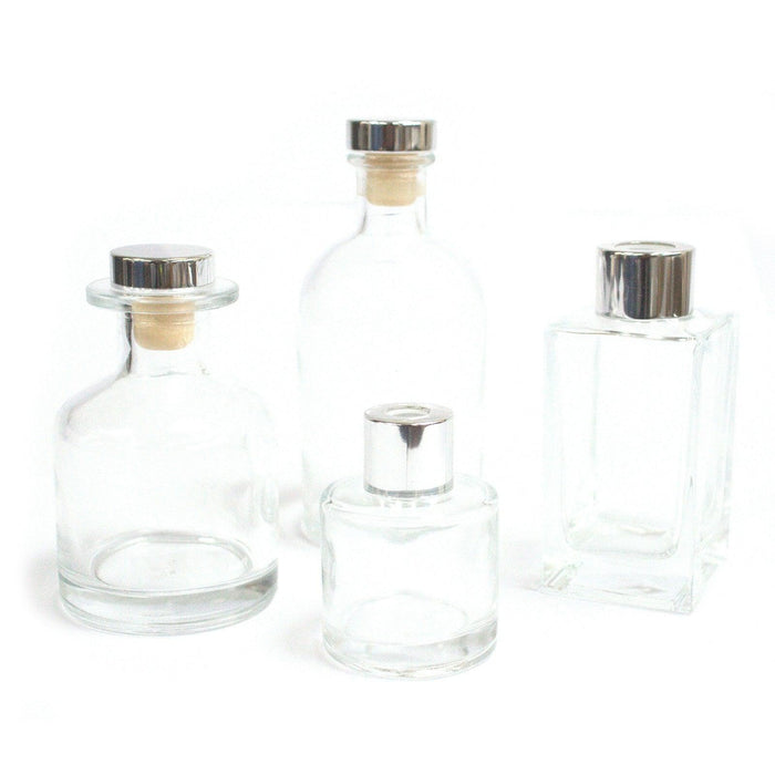 100 ml Square Long Reed Diffuser Bottlle - Clear - Lost Land Interiors