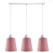 Industrial Modern Retro 3 Way Rectangle Bell shape PinkPendant Light E27 UK holder~3964 - Lost Land Interiors