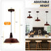Industrial Vintage Retro Barn slotted shape Rustic Red Metal Ceiling Pendant Lights E27~3991 - Lost Land Interiors