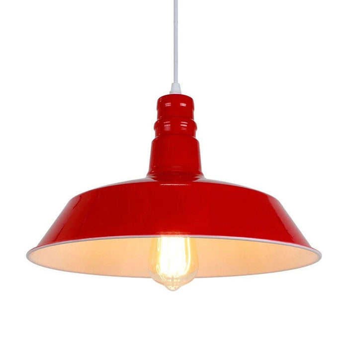 Modern adjustable Hanging bowl Red pendant  Lamp E27 holder~4004 - Lost Land Interiors