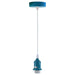 Industrial Vintage Cyan Blue Ceiling Light Fitting E27 Pendant Holder~4041 - Lost Land Interiors