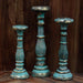 Medium Candle Stand - Turquois Gold - Lost Land Interiors