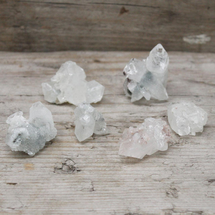 White Appophyllite Clusters 20-30mm - Lost Land Interiors