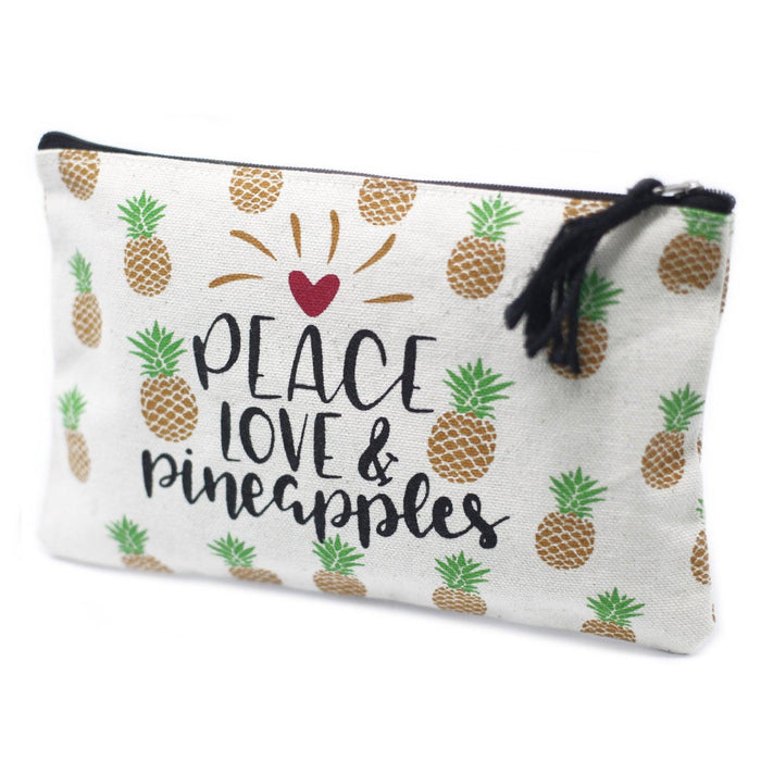 Classic Zip Pouch - Pineapples - Lost Land Interiors
