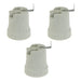 Edison Screw White Ceramic Lamp holder E27  Socket UK LHC4 Type ~4113 - Lost Land Interiors