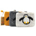 Natural Felt Zipper Pouch (asst) - Cute Penguin - Lost Land Interiors