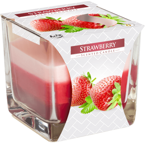 Rainbow Jar Candle - Strawberry - Lost Land Interiors