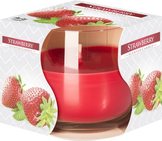 Scented Glass Jar Candle - Strawberry - Lost Land Interiors