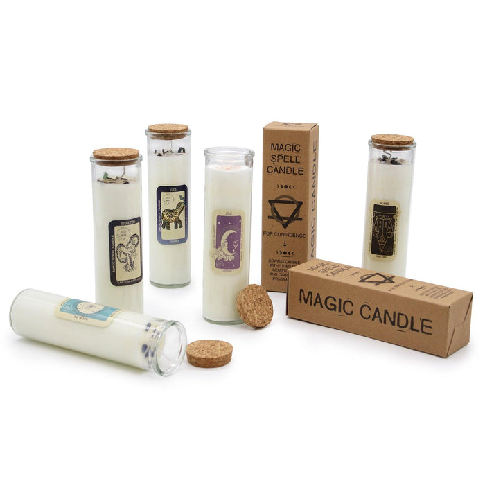 Magic Spell Candle - Protection - Lost Land Interiors