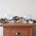 Molton Glass on Wood  XLarge Double Stand - 70cm - Lost Land Interiors