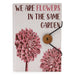 Notebook with strap - Flowers in the same garden - Lost Land Interiors