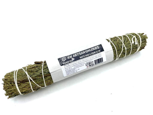 Smudge Stick - White Sage & Cedar 22 cm - Lost Land Interiors