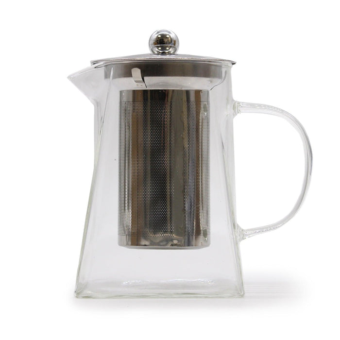 Glass Infuser Teapot - Tower Shape - 750ml - Lost Land Interiors
