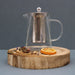 Glass Infuser Teapot - Tower Shape - 750ml - Lost Land Interiors