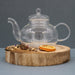 Glass Infuser Teapot - Round Pearl - 800ml - Lost Land Interiors