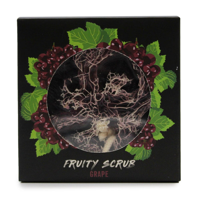 Fruity Scrub Soap on a Rope - Purple Grape - Lost Land Interiors