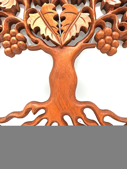Tree of Life Grapes Panel - 40cm - Lost Land Interiors