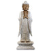 Buddha Statue Standing - Whitewash - 1m Welcome - Lost Land Interiors