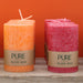 Pure Olive Wax Candle 90x60 - Red - Lost Land Interiors