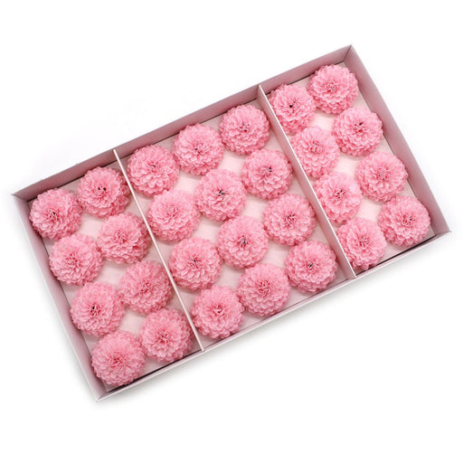 10 x Craft Soap Flower - Small Chrysanthemum - Light Pink - Lost Land Interiors