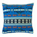 Handcrafted Turkish Kilim Cushion Cover - Sky Blue - Lost Land Interiors