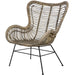 The Bali Collection Full Rattan Wing Chair - Lost Land Interiors
