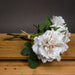 Grey White Short Stem Rose Bouquet - Lost Land Interiors