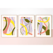 Pastel Abstract Cut Out 3 Art Print - Lost Land Interiors