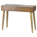 Havana Gold 2 Drawer Console Table - Lost Land Interiors