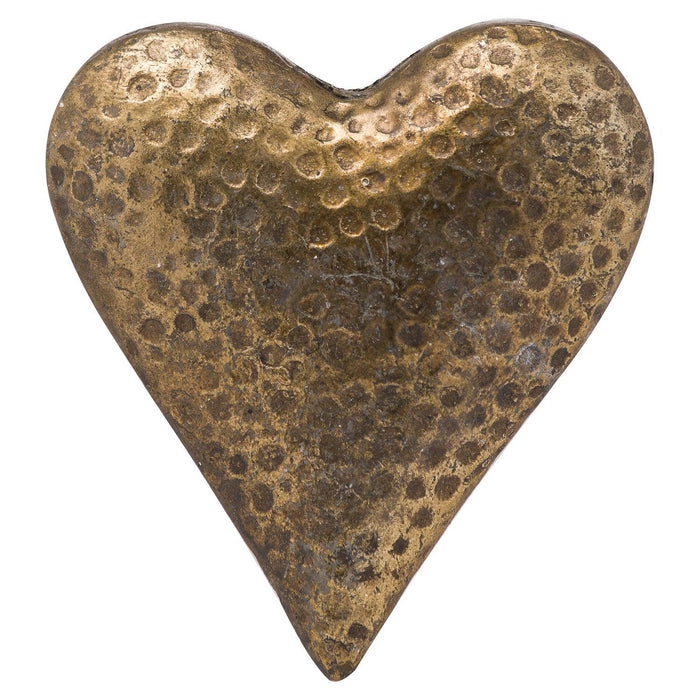 Evi Antique Bronze Large Heart - Lost Land Interiors
