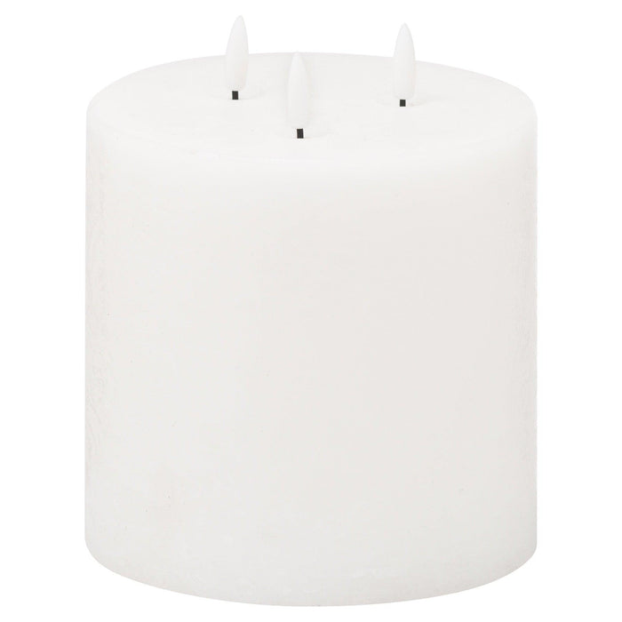 Luxe Collection Natural Glow 6x6 LED White Candle - Lost Land Interiors