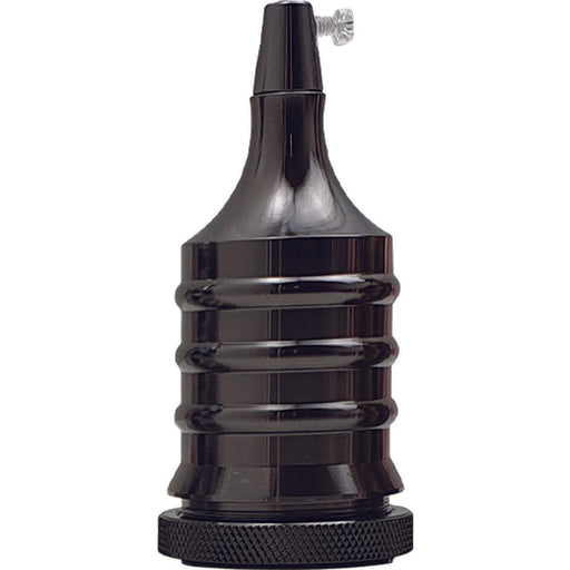 E27 Black Vintage Retro Industrial Style Lamp Holder~2495 - Lost Land Interiors