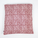 Paisley & Mushroom Bagh Hand Block Print Cotton Cushion Cover - Red - Lost Land Interiors