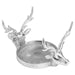 Farrah Collection Silver Large Stag Candle Holder - Lost Land Interiors