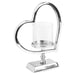 Heart Shaped Nickel Candle Holder - Lost Land Interiors