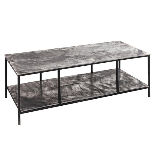 Farrah Collection Silver Coffee Table - Lost Land Interiors