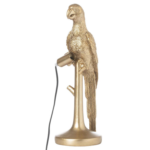 Percy The Parrot Gold Table Lamp - Lost Land Interiors