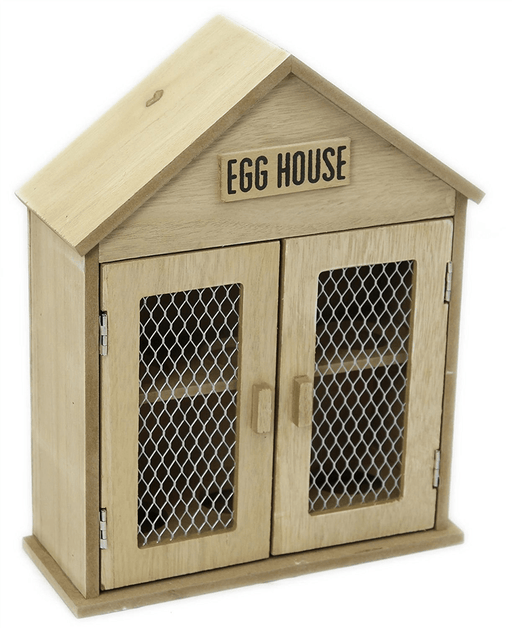 Wooden Two Door Egg House - Lost Land Interiors