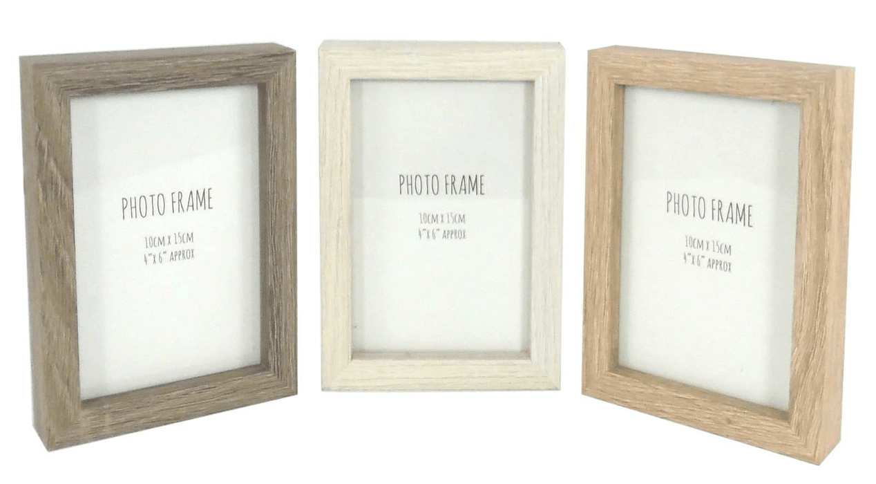 Set Of 3 Wooden Photo Frames - Lost Land Interiors