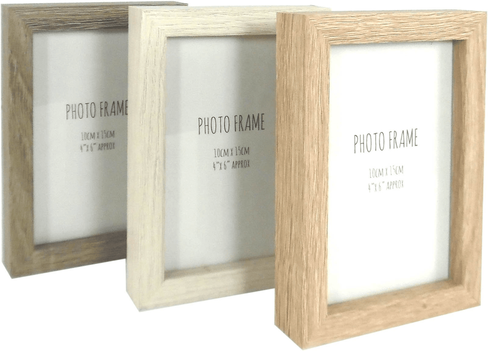Set Of 3 Wooden Photo Frames - Lost Land Interiors