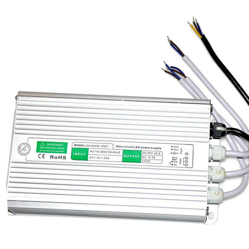 DC24V IP67 200W Waterproof LED Driver Power Supply Transformer~1226 - Lost Land Interiors