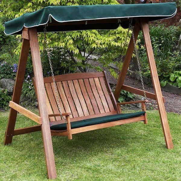 Summer Swinging Garden Bench Hammock | Kingfisher - Lost Land Interiors