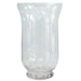 Hurricane Glass Vase (24cm) | Floral Glassware - Lost Land Interiors