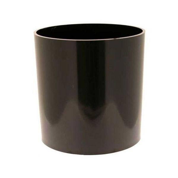 Black Plastic Cylinder 15cm - Lost Land Interiors