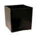 10cm Black Plastic Cube - Lost Land Interiors