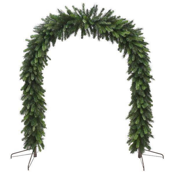 1.5m x 2.10m Deluxe Evergreen Arch (800 Tips) - Lost Land Interiors