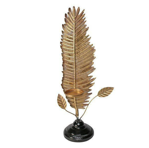 Brocante Botanical Leaf Candleholder (61cm)| French Bohemian Style - Lost Land Interiors