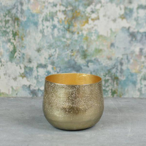 Gold Mayfair Planter (Small) - Lost Land Interiors